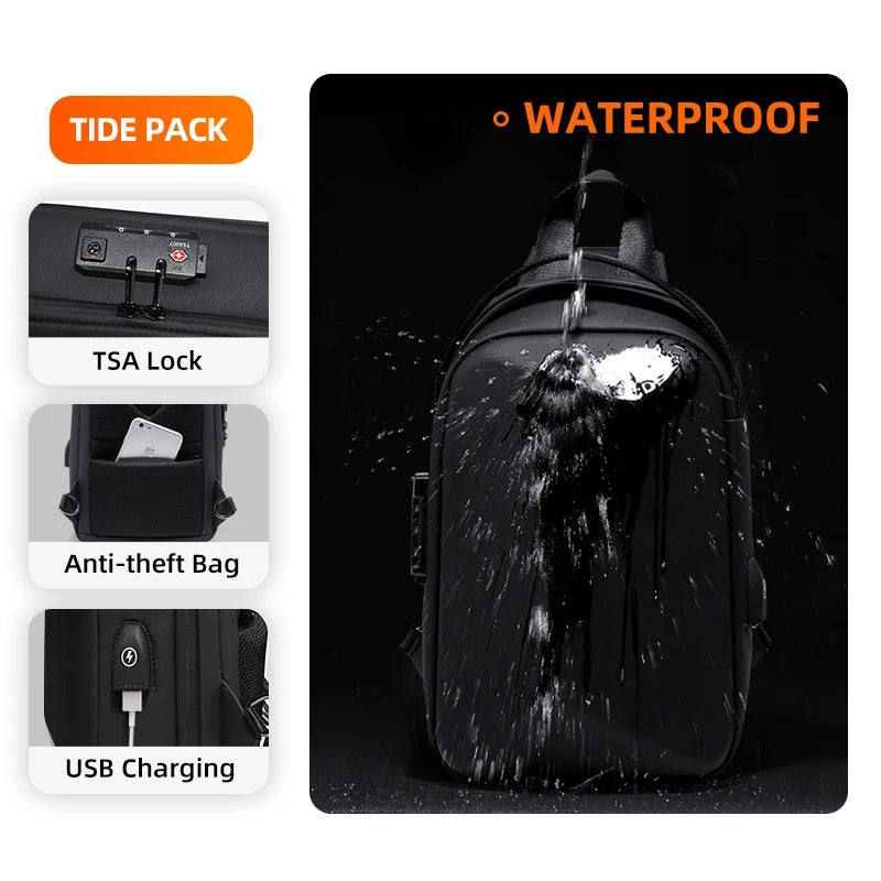 UrbanGuard – Men's Anti-Theft Crossbody Bag