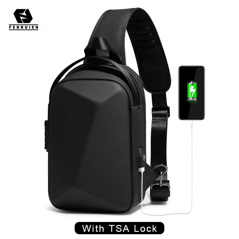 UrbanGuard – Men's Anti-Theft Crossbody Bag