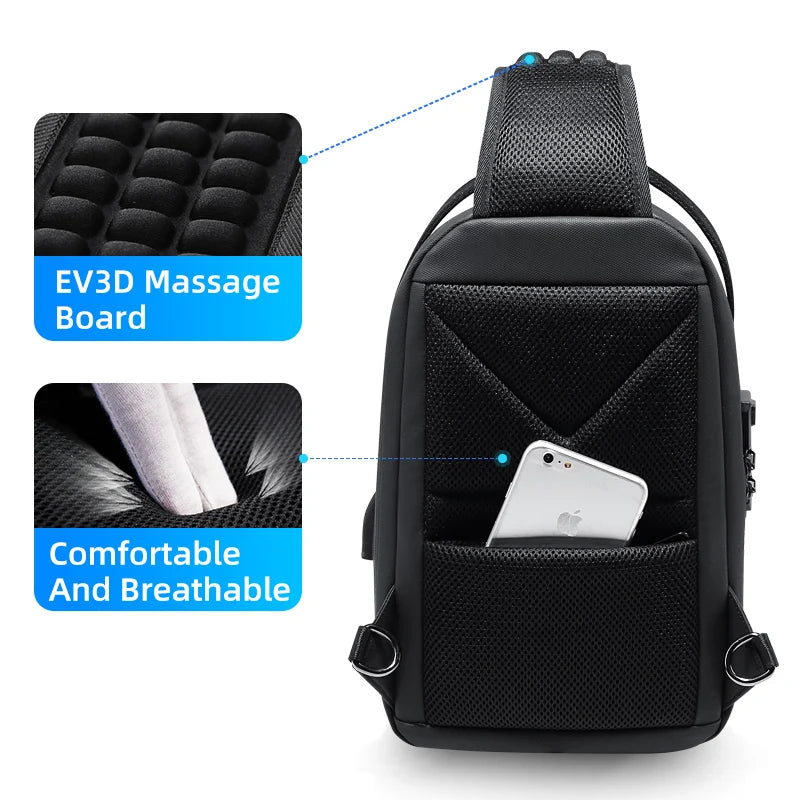 UrbanGuard – Men's Anti-Theft Crossbody Bag