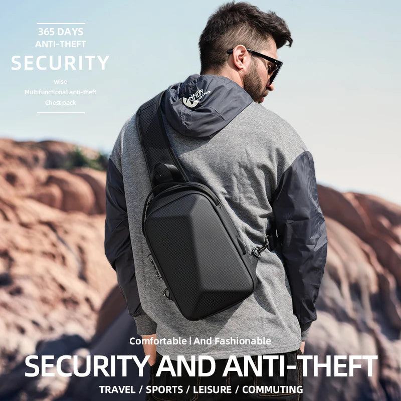 UrbanGuard – Men's Anti-Theft Crossbody Bag