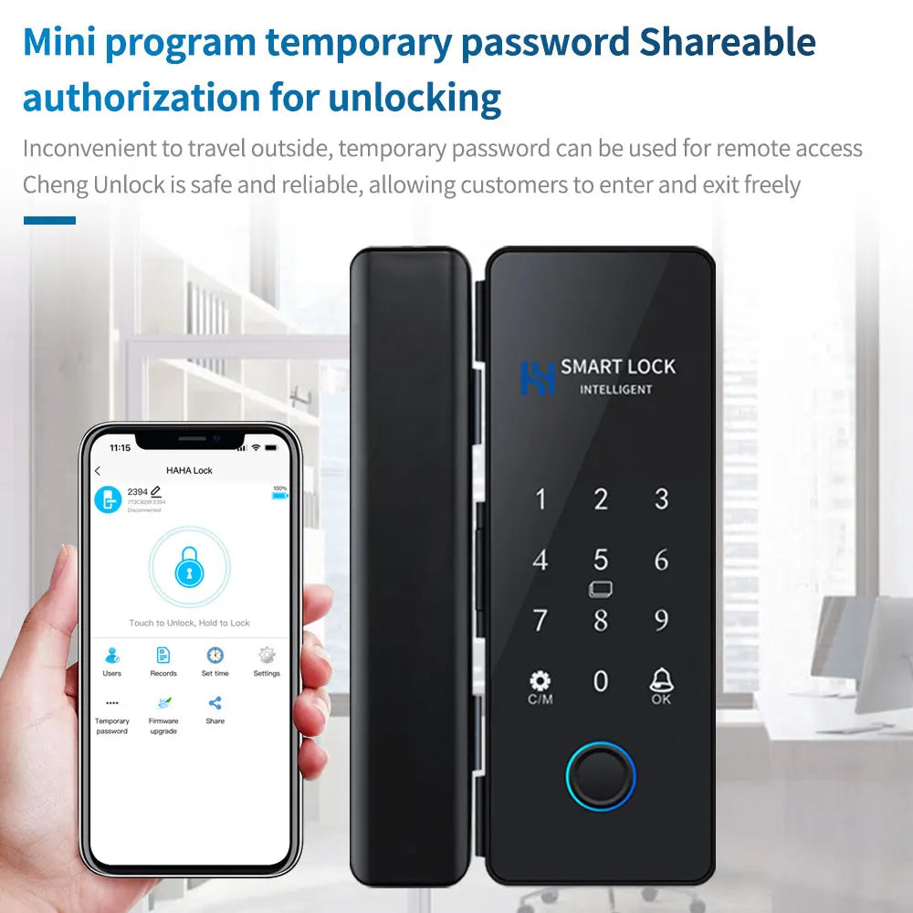 SG  SlideLock Pro – Smart Fingerprint Door Lock