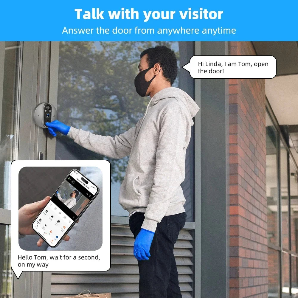SG SmartEye – 1080P WiFi Peephole Cam