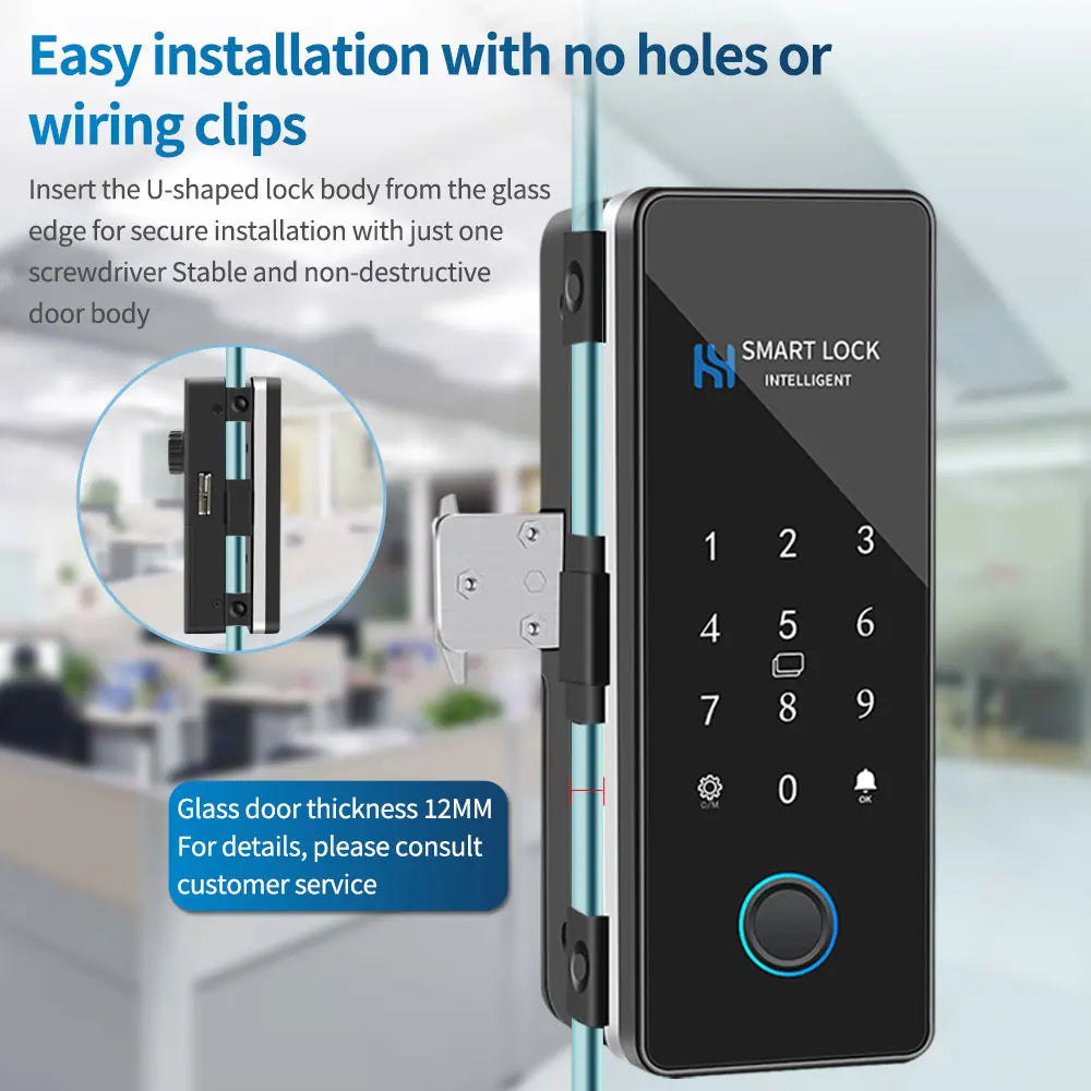 SG  SlideLock Pro – Smart Fingerprint Door Lock