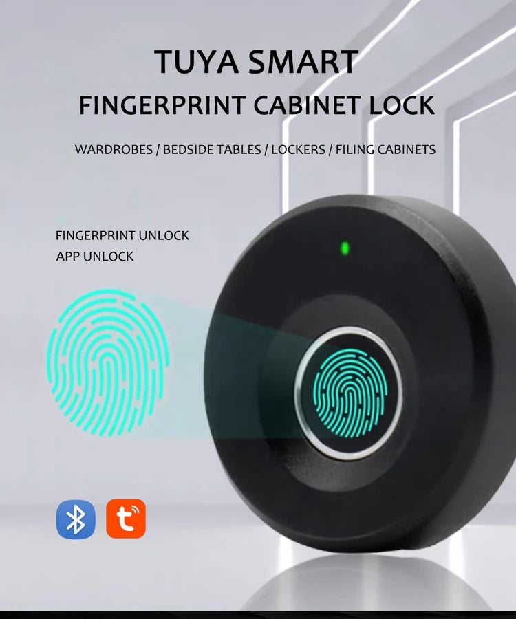 TuyaLock Mini – Smart Fingerprint Drawer Lock