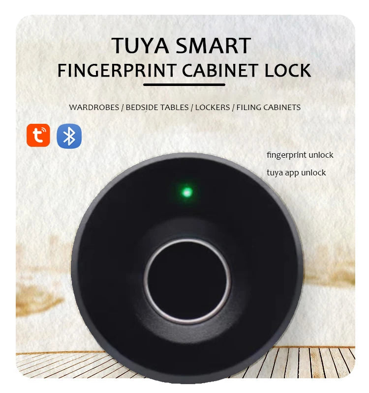 TuyaLock Mini – Smart Fingerprint Drawer Lock