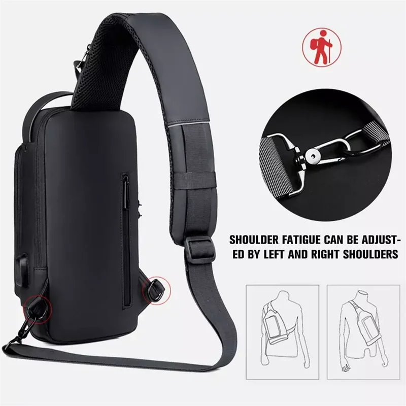 SafeRide Pack – Anti-Theft Chest & Biker Bag