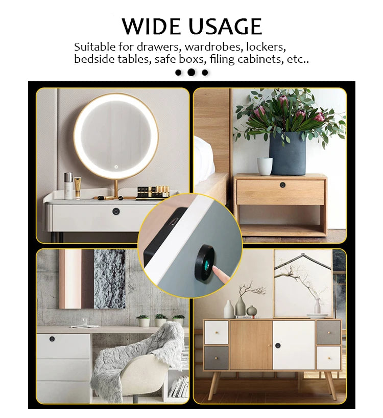 TuyaLock Mini – Smart Fingerprint Drawer Lock