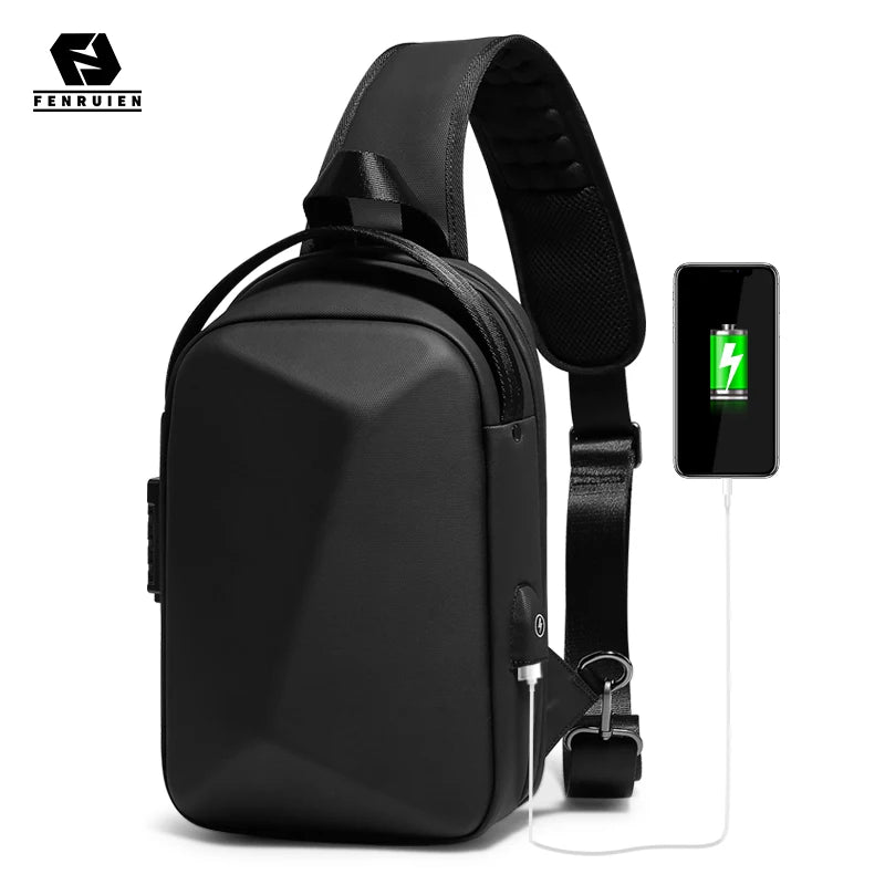 UrbanGuard – Men's Anti-Theft Crossbody Bag