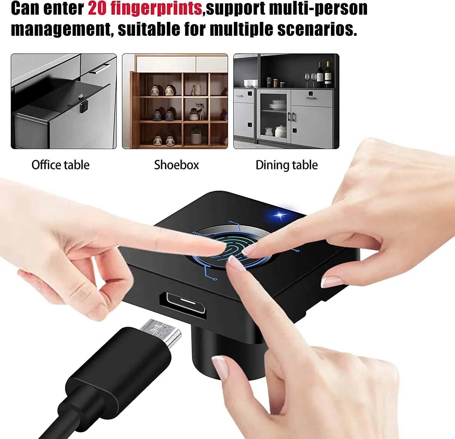 SG SmartDrawer – Hidden Biometric Lock