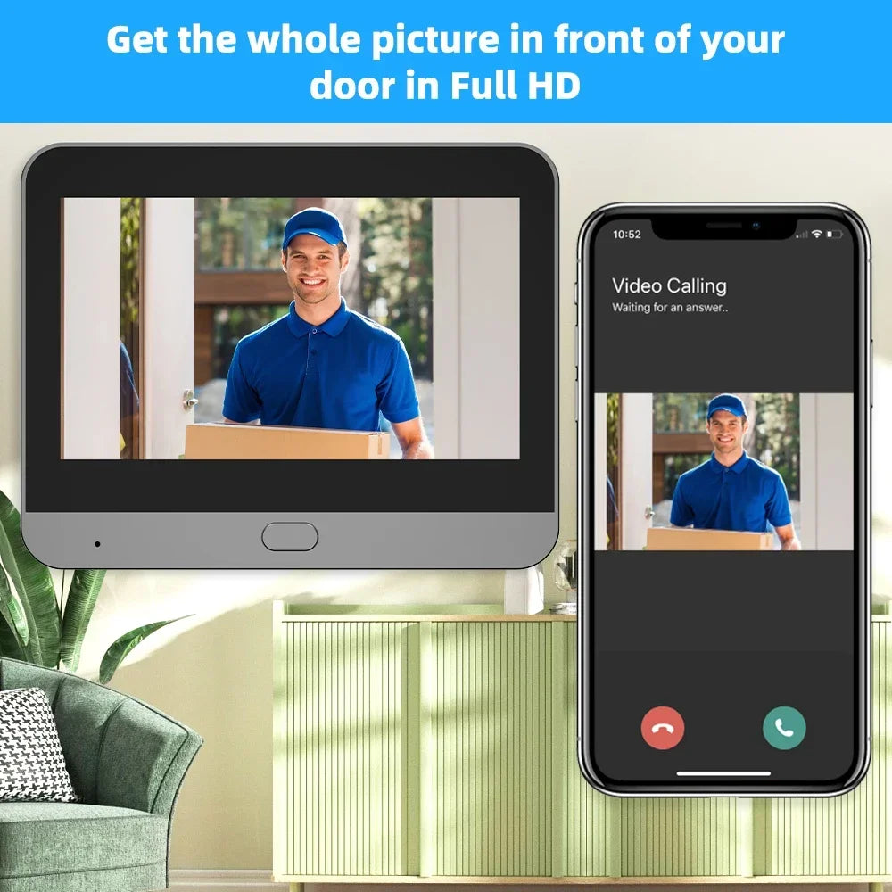 SG SmartEye – 1080P WiFi Peephole Cam